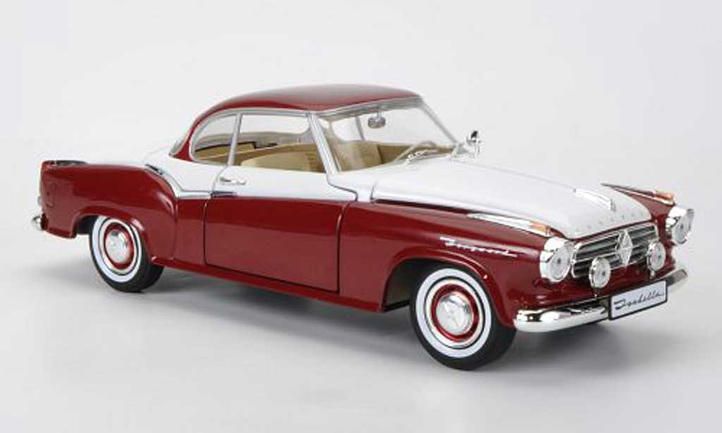 Borgward Isabella 1/18 Revell Coupe rood/wit Sondermodell MCW limitierte Auflage 1000 Stuck modelauto
