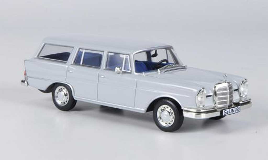 Mercedes 230 S 1/43 WhiteBox S S Universal grijs 1967 modelauto