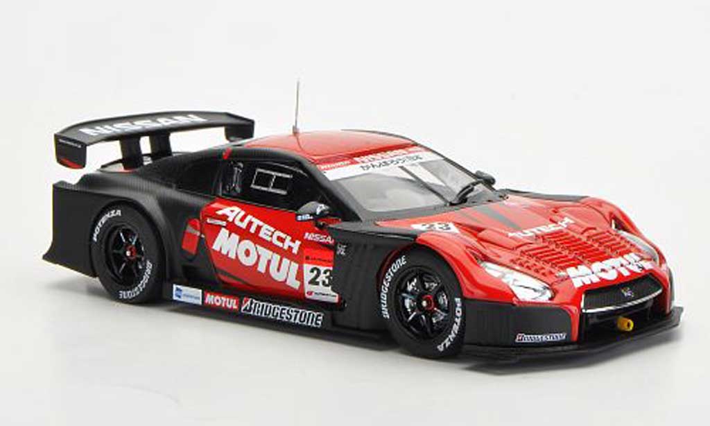 Nissan Skyline R35 1/43 Ebbro R35 GT-R No.23 Motal Autech Super GT500 Okayama Test 2012 modelauto