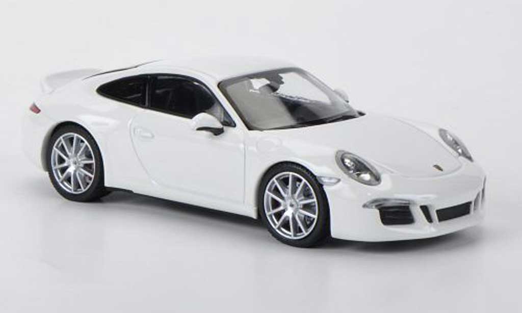 Porsche 991 S 1/43 Minichamps Carrera S SportDesign wit 2012 modelauto