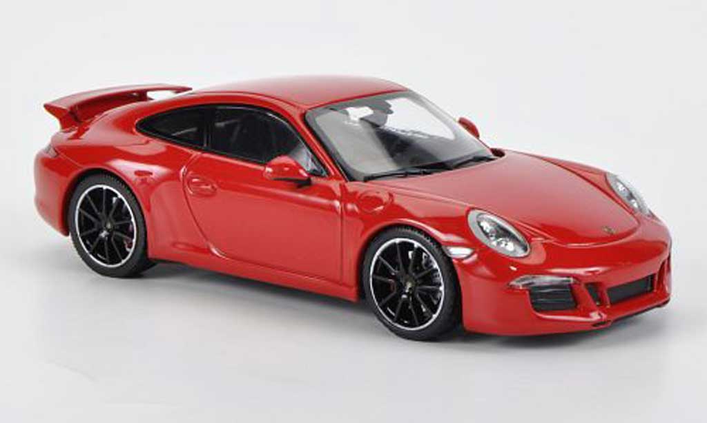 Porsche 991 S 1/43 Minichamps Carrera S Aerokit Cup rood 2012 modelauto