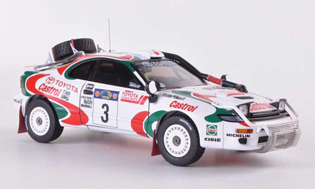 Toyota Celica Turbo 1/43 HPI Turbo 4WD No.3 Castrol Y.Fujimoto / A.Hertz Safari Rally 1995 modelauto