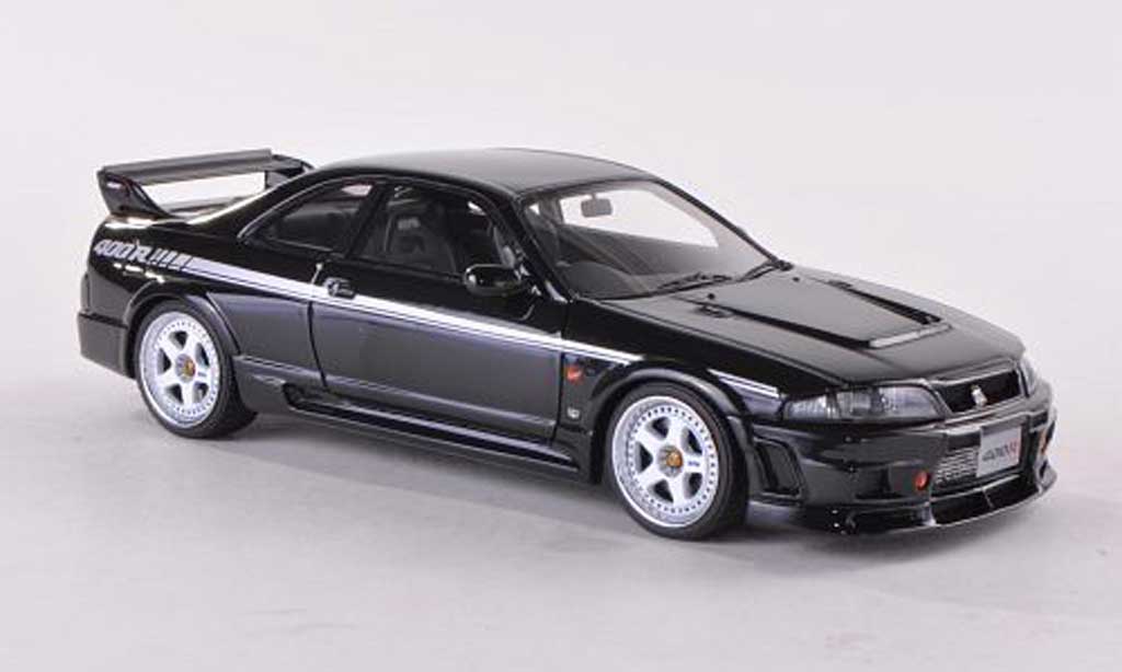 Nissan Skyline R33 1/43 HPI R33 Nismo 400R zwart RHD modelauto