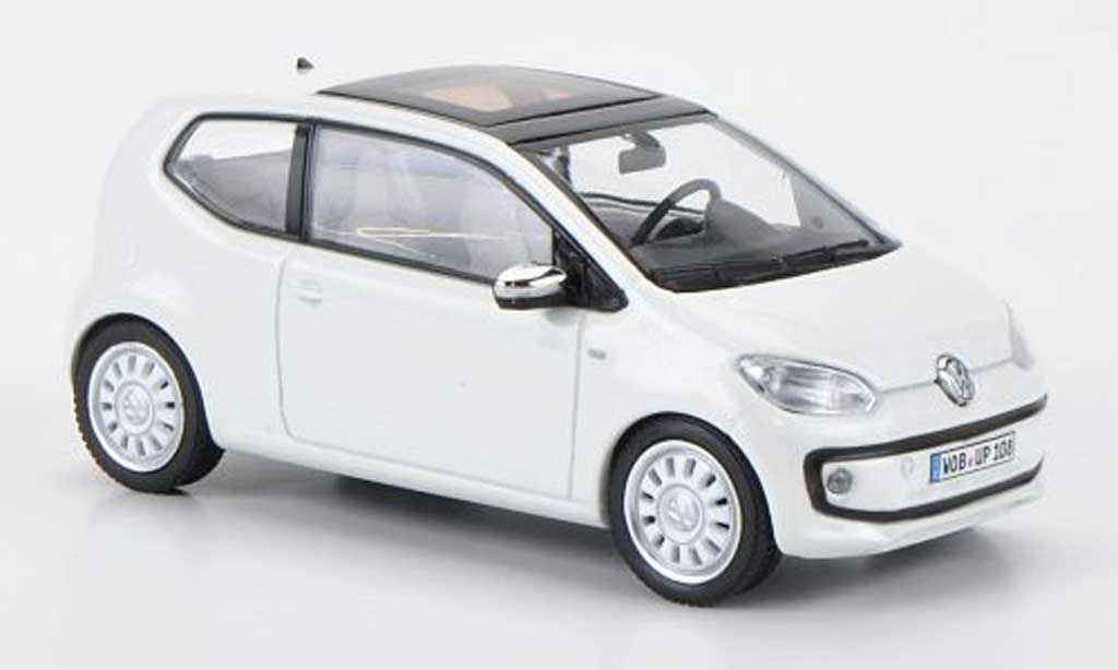 Volkswagen UP! 2011 1/43 Schuco 2011 white wit modelauto