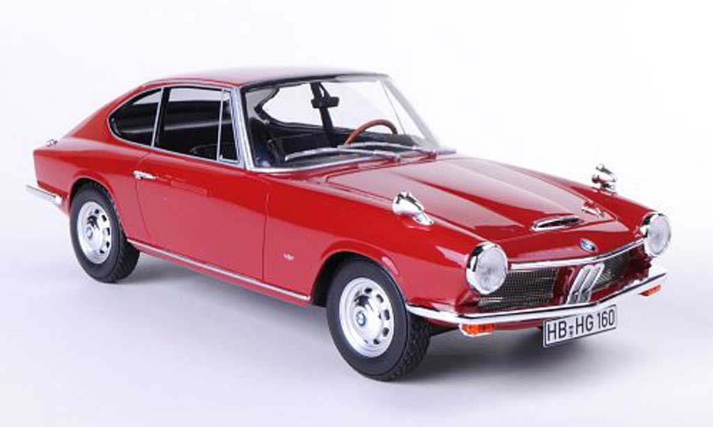 Bmw 1600 GT 1/18 BoS Models GT rood 1968 modelauto