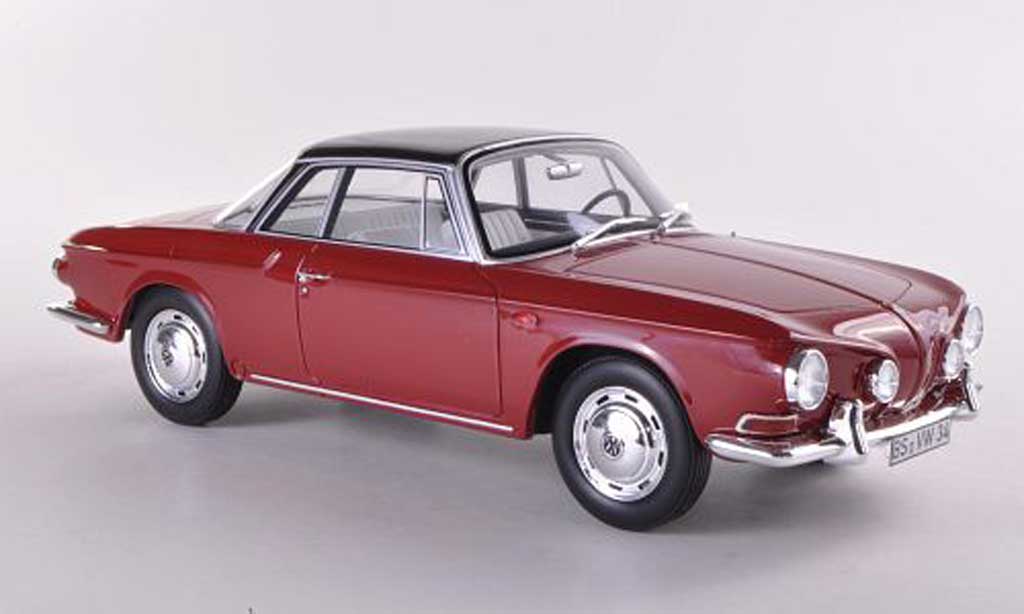 Volkswagen Karmann 1/18 BoS Models Ghia T34 rood/zwart limitierte Auflage 1.000 1961 modelauto