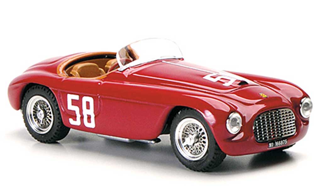 Ferrari 212 1951 1/43 Art Model 1951 MM No.58 Stagnoli / Restelli Targa Florio modelauto