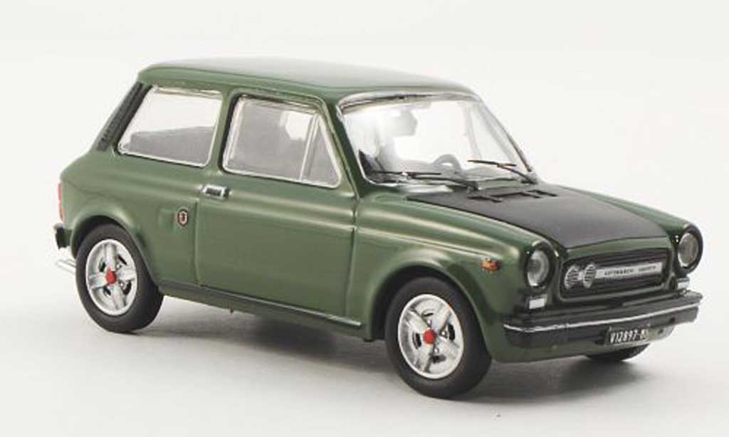 Autobianchi A112 1/43 Best Abarth grun/zwart 1973 modelauto