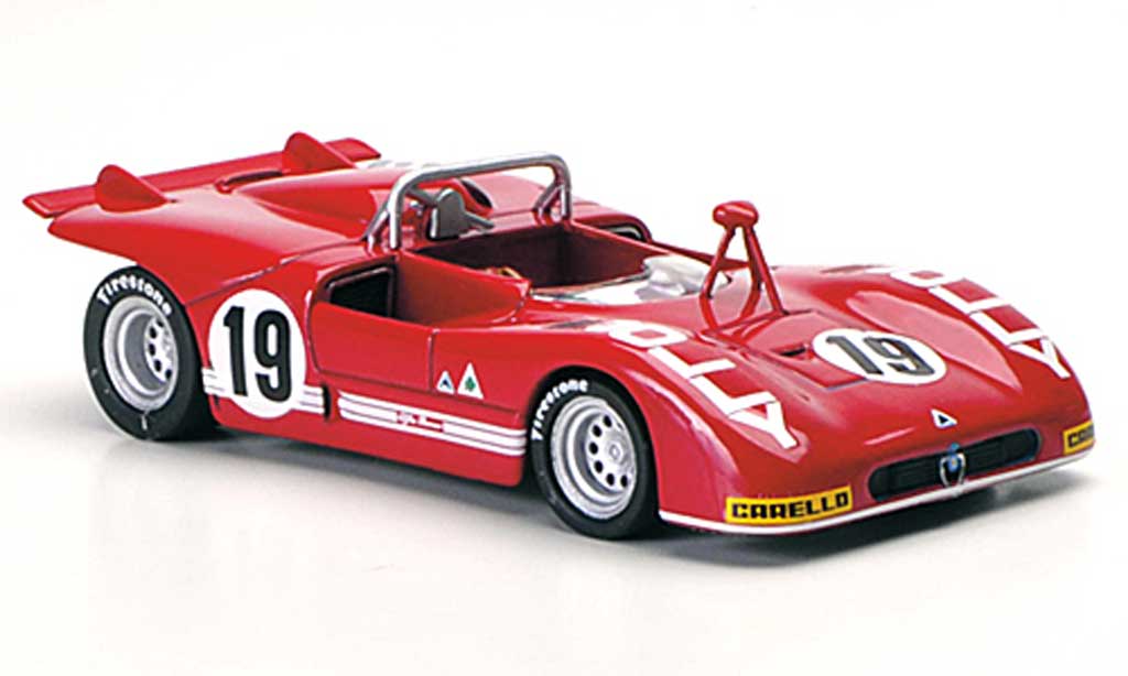 Alfa Romeo 33.3 1972 1/43 M4 1972 No.19 Zeccoli / Alberti Interlagos 1972 modelauto