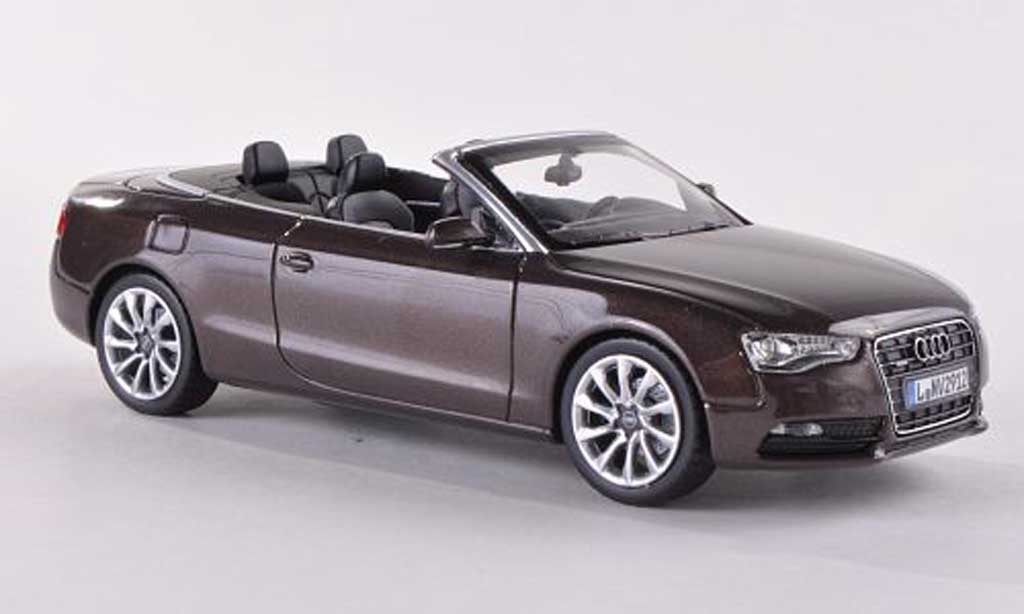 Audi A5 1/43 Norev Cabrio bruin 2012 modelauto