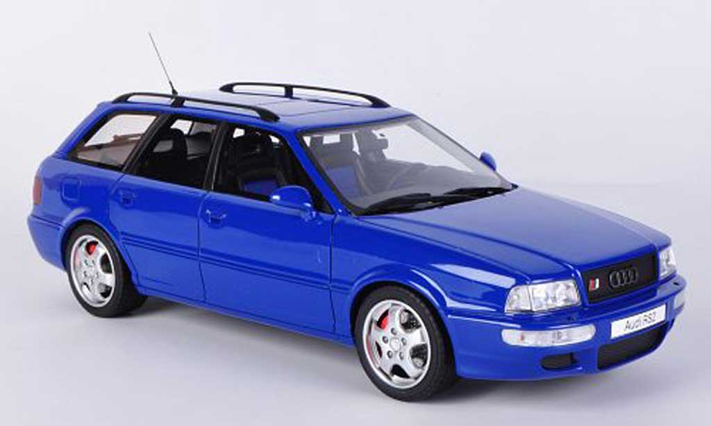 Audi RS2 1/18 Ottomobile Avant blauw modelauto