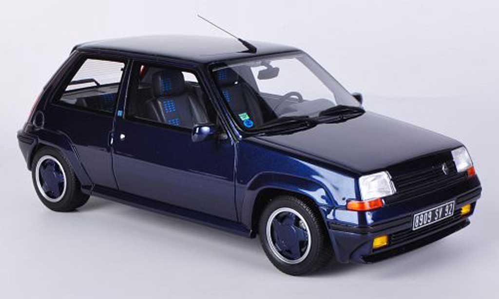 Renault 5 1/18 Ottomobile GT Turbo Alain Oreille blauw modelauto