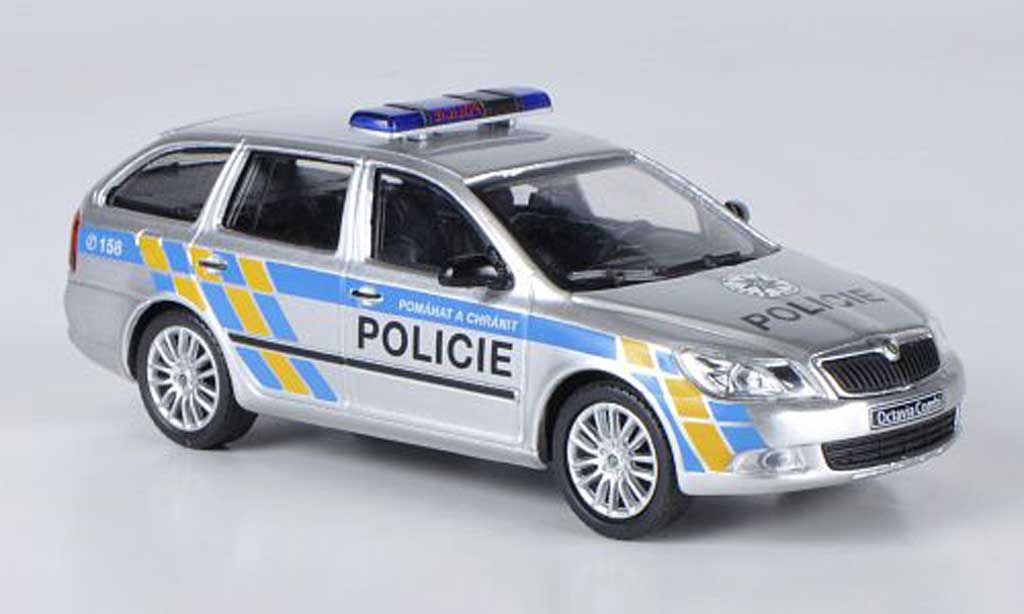 Skoda Octavia Combi 1/43 Abrex Combi Politie Tschechien modelauto