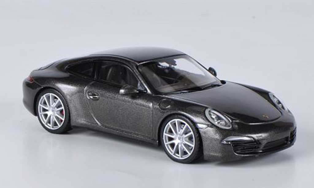 Porsche 991 4S 1/43 Minichamps Carrera 4S grijs 2012 modelauto