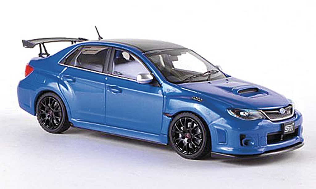 Subaru Impreza WRX 1/43 Ebbro STI S206 WRX NBR Challenge Package blauw/carbon RHD modelauto