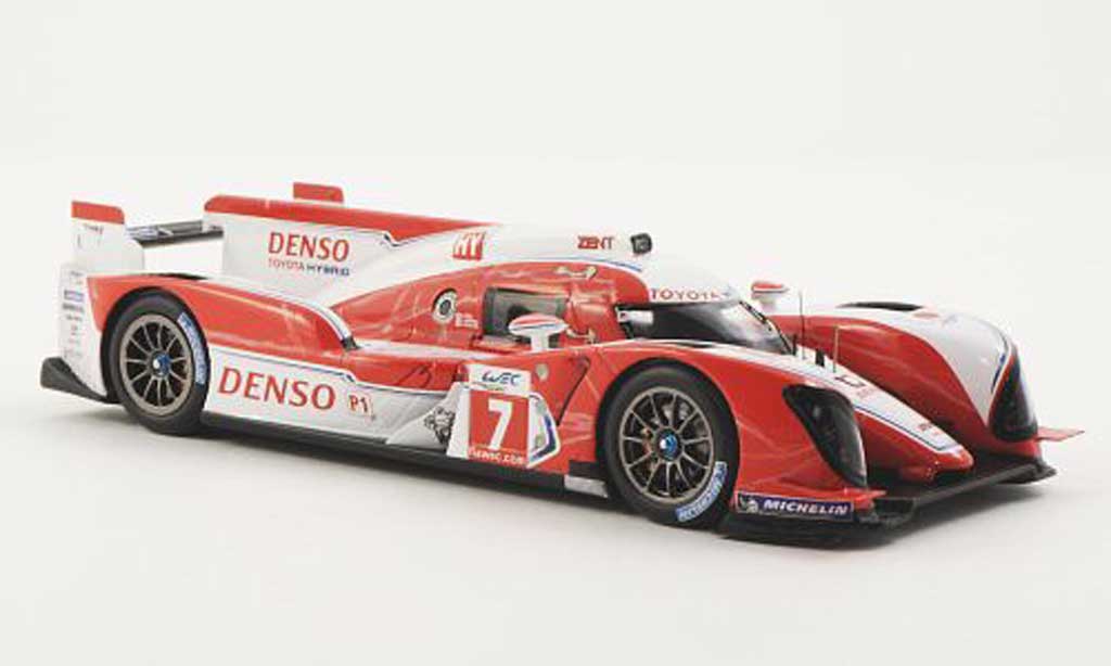 Toyota TS030 1/43 Spark Hybrid No.7 Prasentationsfahrzeug Spa 2012 modelauto