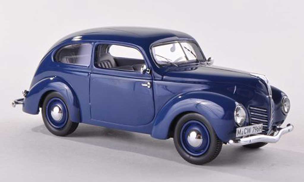 Ford Taunus 1938 1/43 Neo 1938 (G93A) zwart-blauw limitee edition 300 pieces modelauto