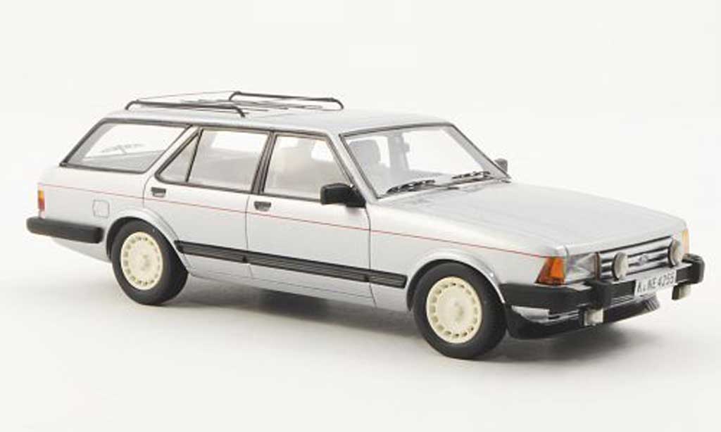 Ford Granada 1/43 Neo MK II Turnier 2.8 Injection grijs 1984 modelauto