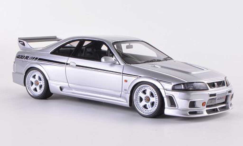 Nissan Skyline R33 1/43 HPI R33 Nismo 400R grijs RHD modelauto