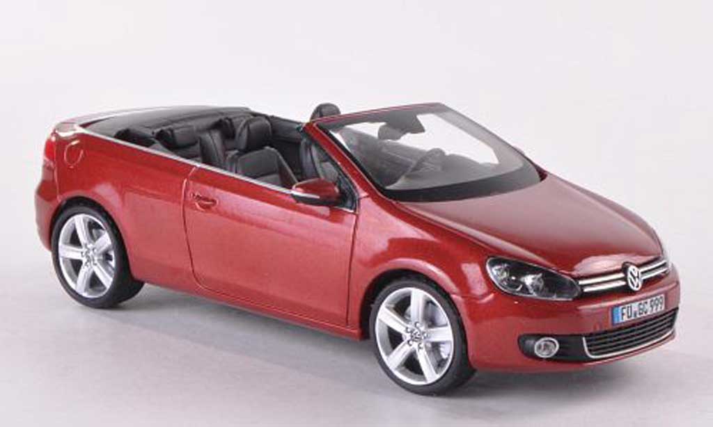 Volkswagen Golf VI 1/43 Schuco VI Cabrio rood modelauto