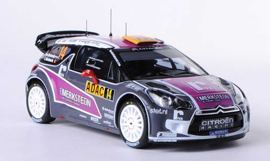 DS Automobiles DS3 WRC 2011 1/43 IXO WRC 2011 No.14 van Merksteijn International P.Van Merksteijn / E.Mombaerts Rally Deutschland modelauto