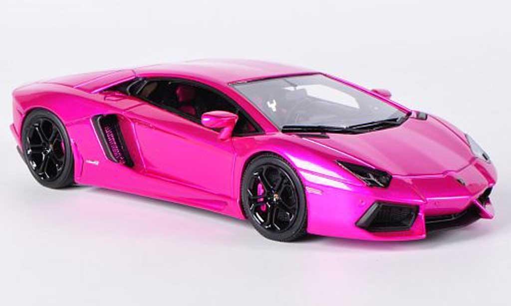 Lamborghini Aventador LP700-4 1/43 Look Smart LP700-4 pink 2011 modelauto