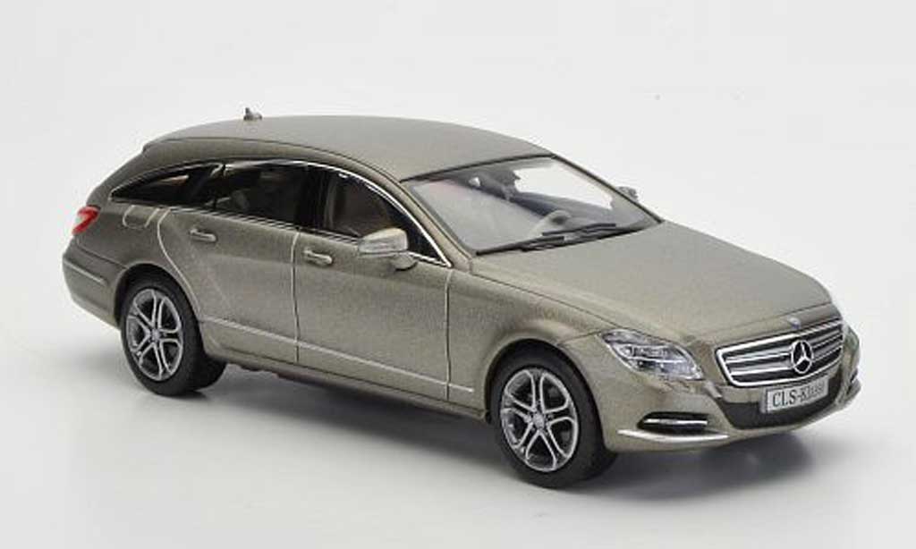 Mercedes Classe CLS 1/43 Norev Shooting Brake (X218) mattgrijs 2012 modelauto