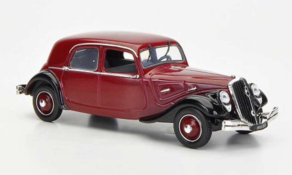Citroen Traction 22 1/43 Nostalgie 22 22 Sedan rood/zwart 1934 modelauto