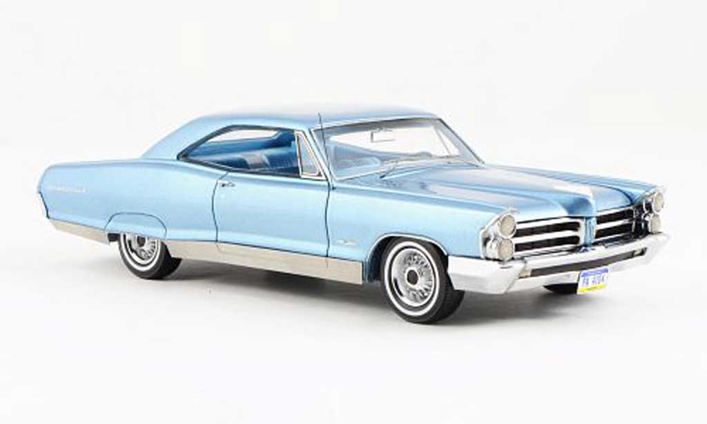 Pontiac Bonneville 1/43 Neo Hardtop Coupe blauw 1965 modelauto