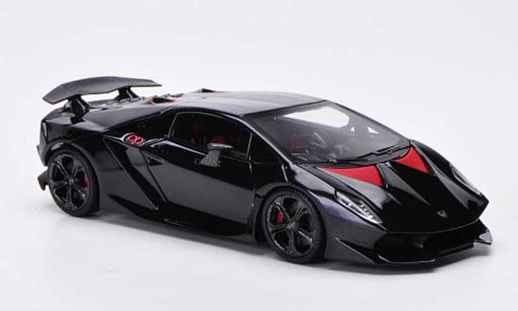 Lamborghini Sesto Elemento 1/43 FrontiArt zwart 2010 modelauto