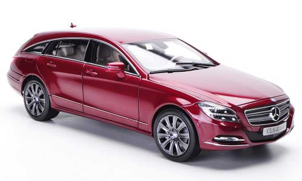 Mercedes Classe CLS Shooting Brake 1/18 Norev Shooting Brake Shooting Brake (X218) rood 2012 modelauto