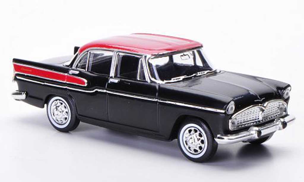 Simca Chambord 1/43 Solido zwart/rood 1958 modelauto