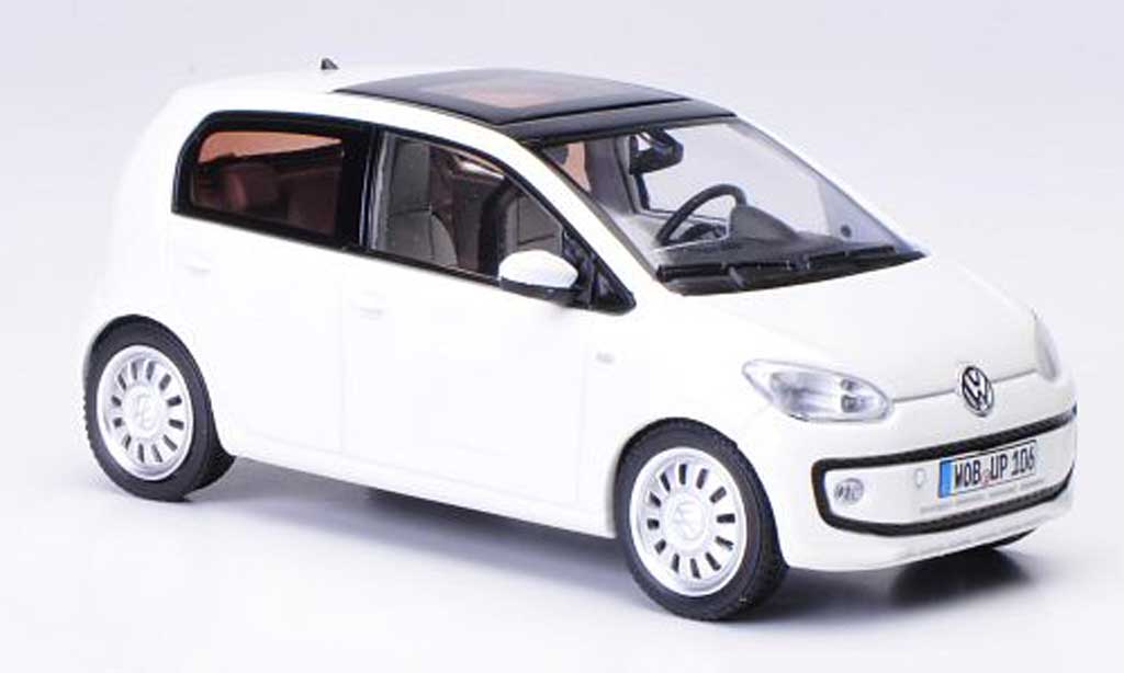 Volkswagen UP! 2011 1/43 Schuco 2011 wit Funfturer 2011 modelauto