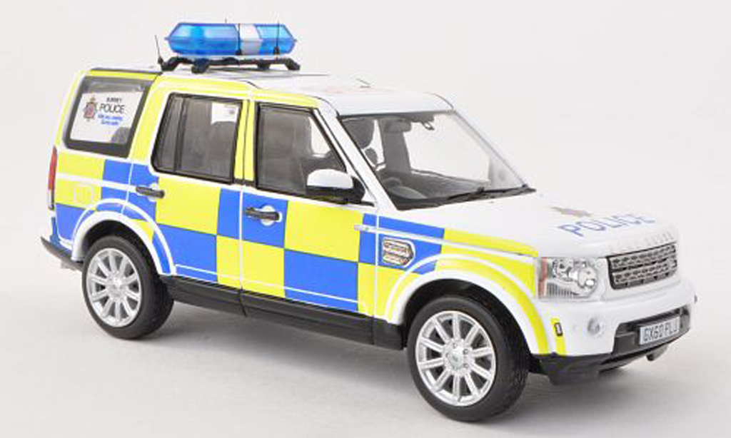Land Rover Discovery 1/43 IXO 4 Surrey Politie RHD politie (UK) 2010 modelauto