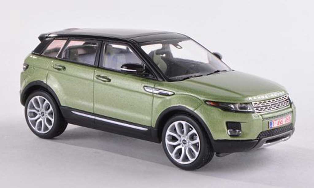 Range Rover Evoque 1/43 IXO clair-groen/zwart 5-portes 2011 modelauto