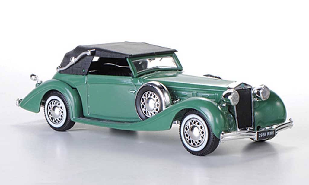 Delage D8-120 1/43 Solido Cabriolet grun 1939 modelauto