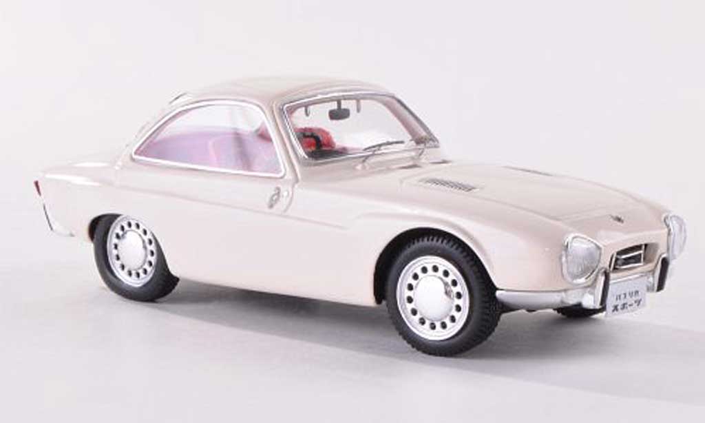 Toyota Publica Sports 1/43 Ebbro Tokyo Motor Show wit 1962 modelauto
