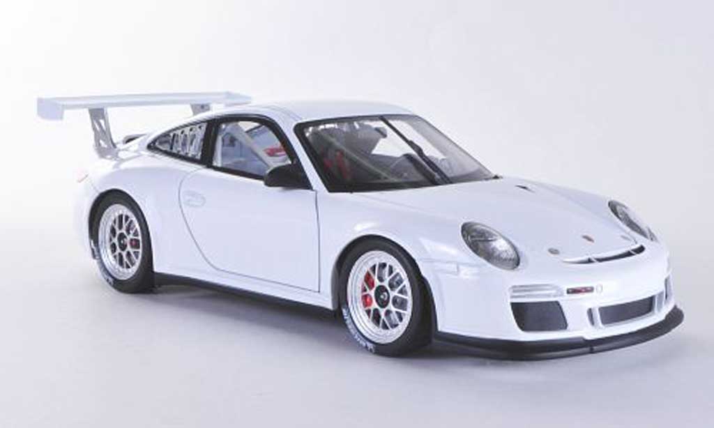 Porsche 997 GT3 CUP 1/18 Welly GT3 Cup 2012 wit Plain Body modelauto