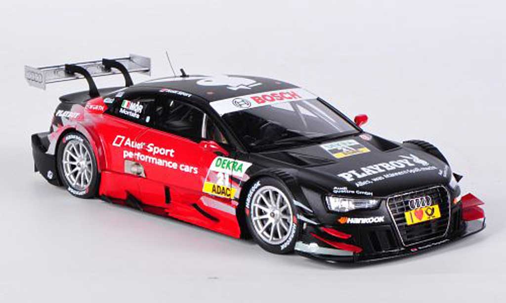 Audi A5 DTM 1/43 Spark DTM No.21 Playboy E.Mortara DTM-Saison 2012 modelauto