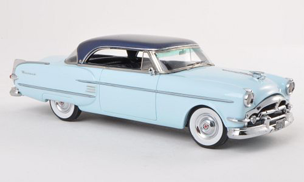 Packard Pacific 1/43 Neo 2-Door Hardtop Coupe clair-blauw/zwart-blauw 1954 modelauto
