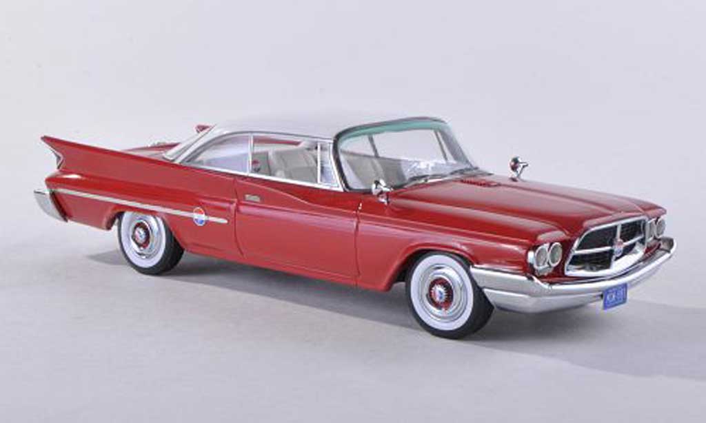 Chrysler 300F 1/43 American Excellence Coupe rood/wit limitee edition 500 piece 1960 modelauto