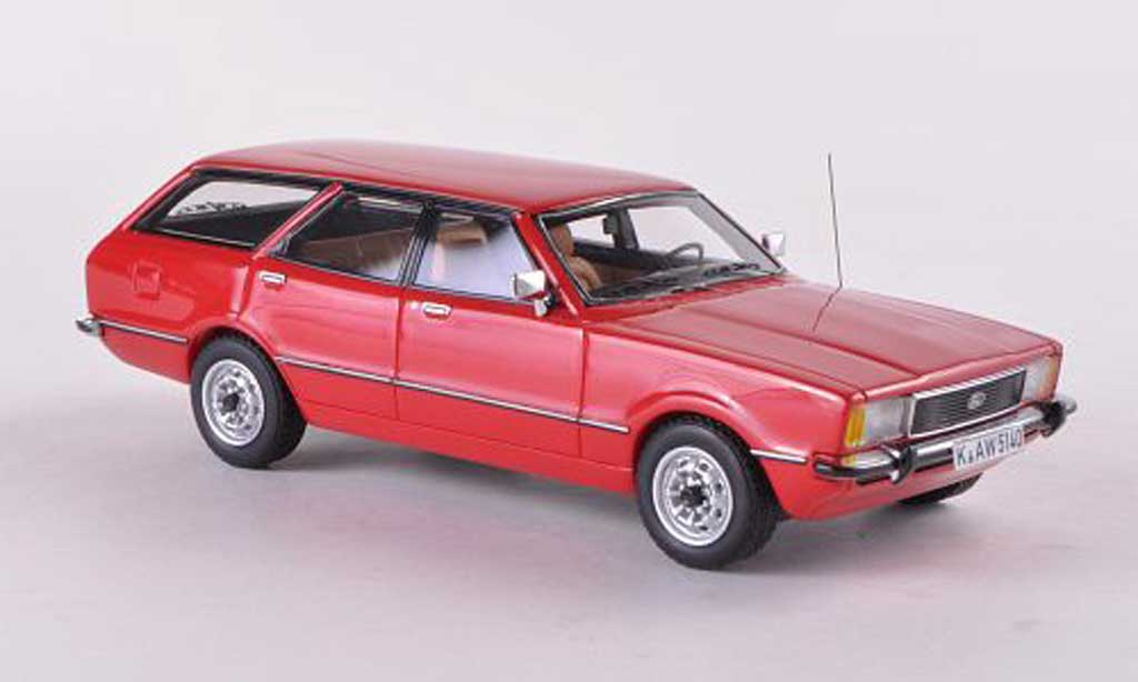 Ford Taunus 1/43 Neo TC2 Turnier GL rood 1976 modelauto