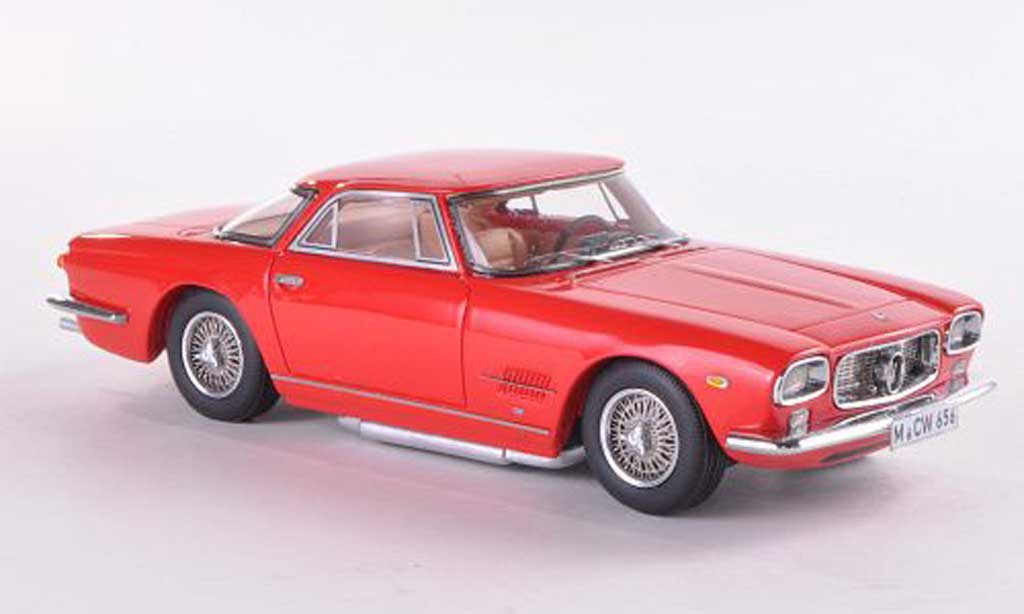 Maserati 5000 GT 1/43 Neo Allemano rood limitierte Auflage 300 Stuck 1960 modelauto