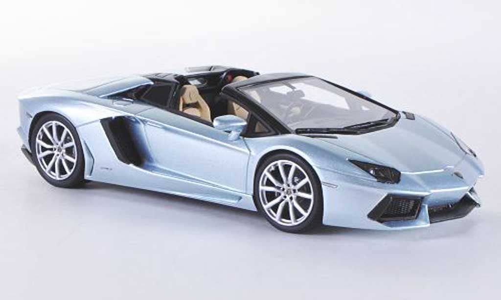 Lamborghini Aventador Roadster 1/43 Look Smart Roadster LP700-4 grijsblauw modelauto