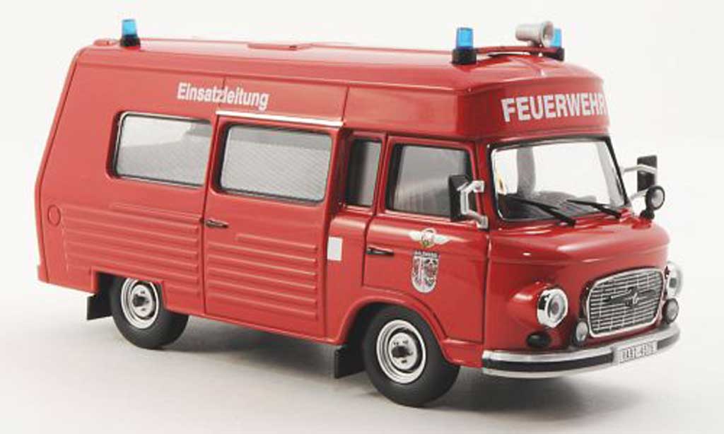 Barkas B 1000 1/43 IST Models SMH-3 Brandweer Salzwedel 1984 modelauto