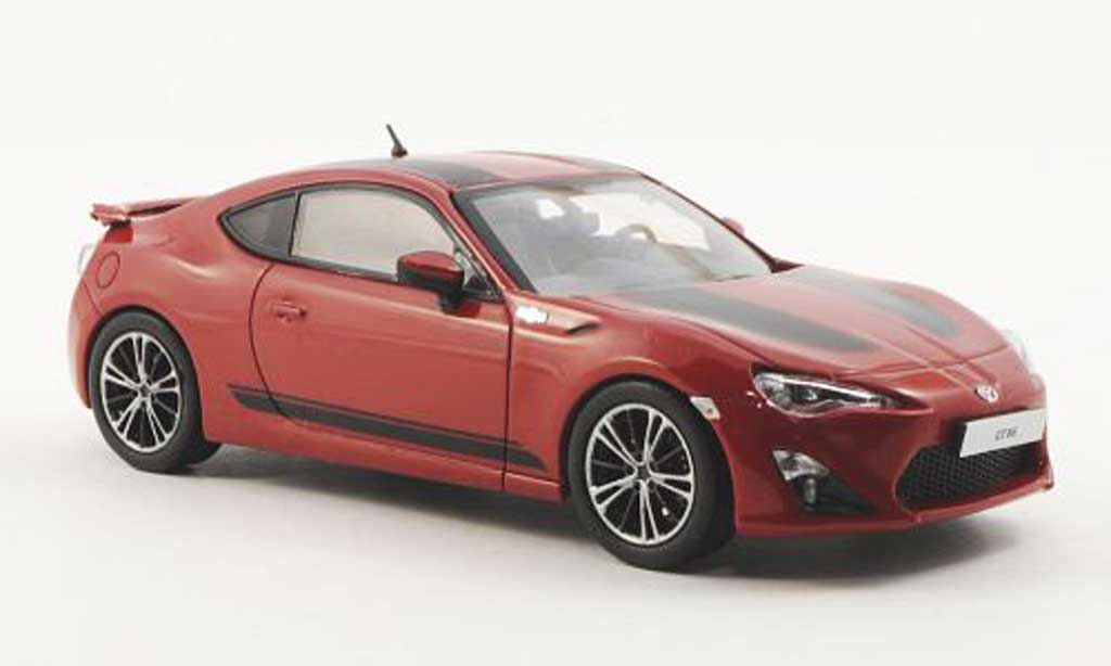 Toyota 86 2012 1/43 J Collection 2012 GT 1st Edition rood/zwart LHD modelauto