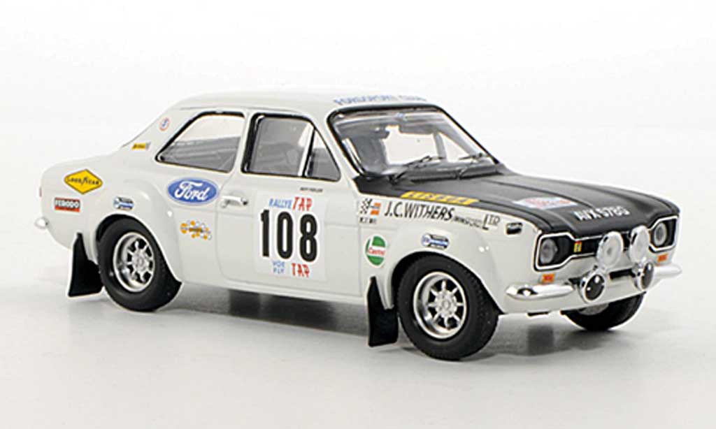 Ford Escort MK1 1/43 Trofeu MK1 1600 TC No.108 R.Fiddler / B.Hughes Rally Portugal 1970 modelauto
