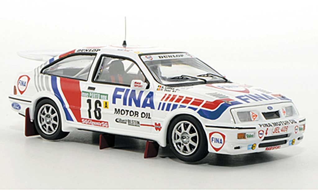 Ford Sierra Cosworth 1/43 Trofeu Cosworth No.16 Fina M.Duez / A.Lopes Rally Portugal 1990 modelauto