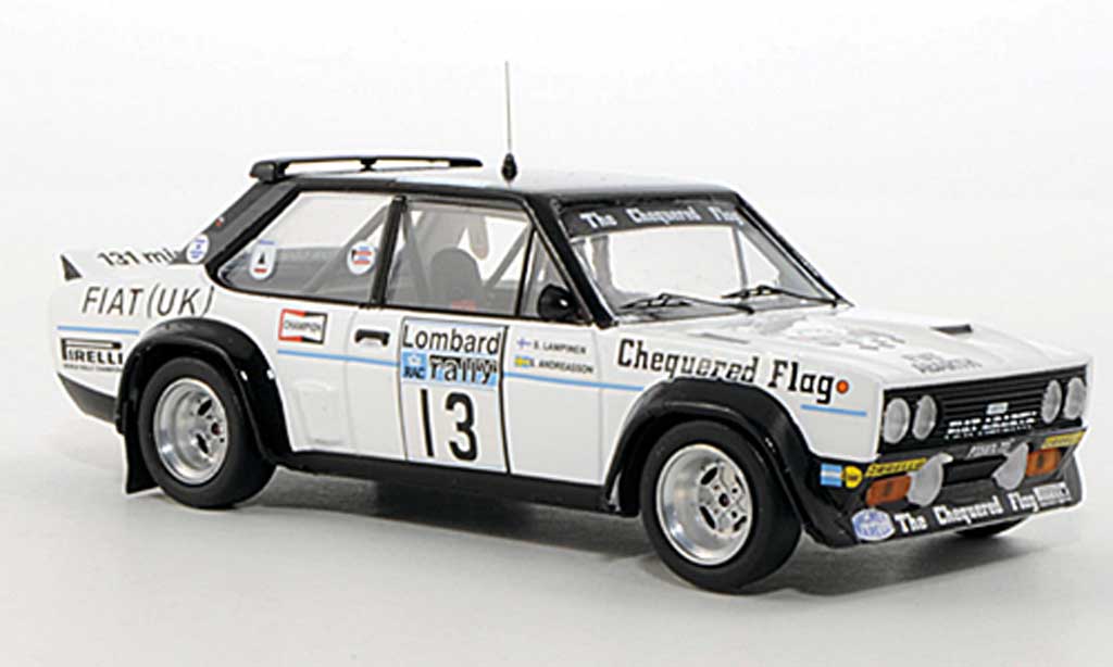Fiat 131 Abarth 1/43 Trofeu Abarth Abarth No.13 Chequered Flag S.Andreasson / S.Lampinen RAC Rally Grossbritannien 1977 modelauto