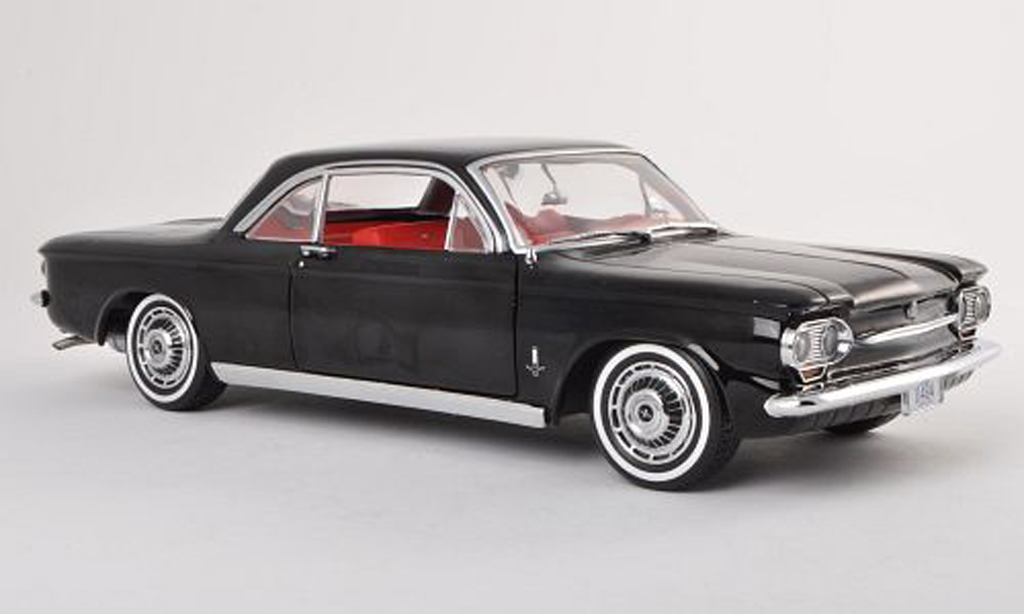 Chevrolet Corvair 1/18 Sun Star Coupe zwart 1963 modelauto
